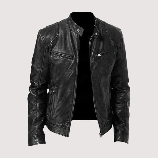 FAUX LEATHER JACKET FOR MEN