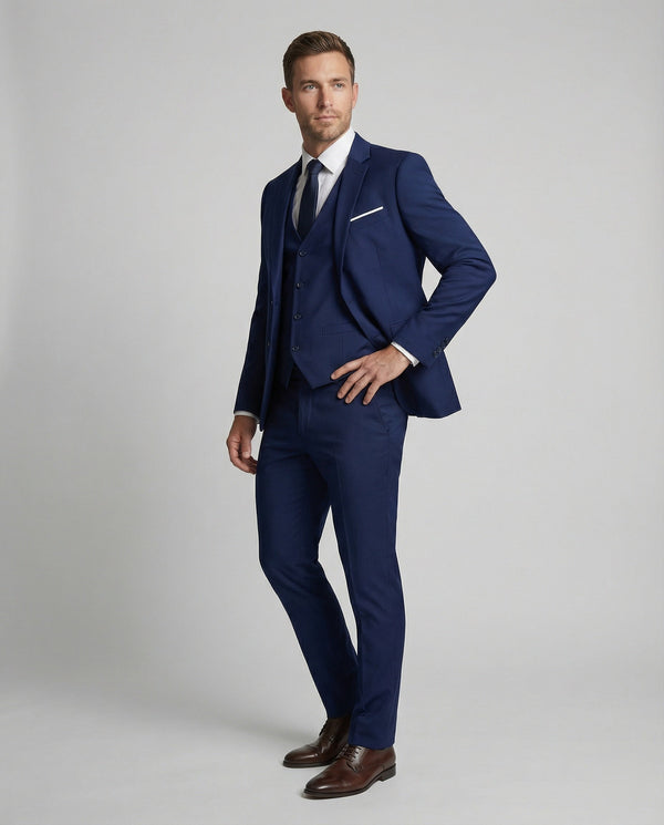WOOL BLEND SUIT FOR MEN