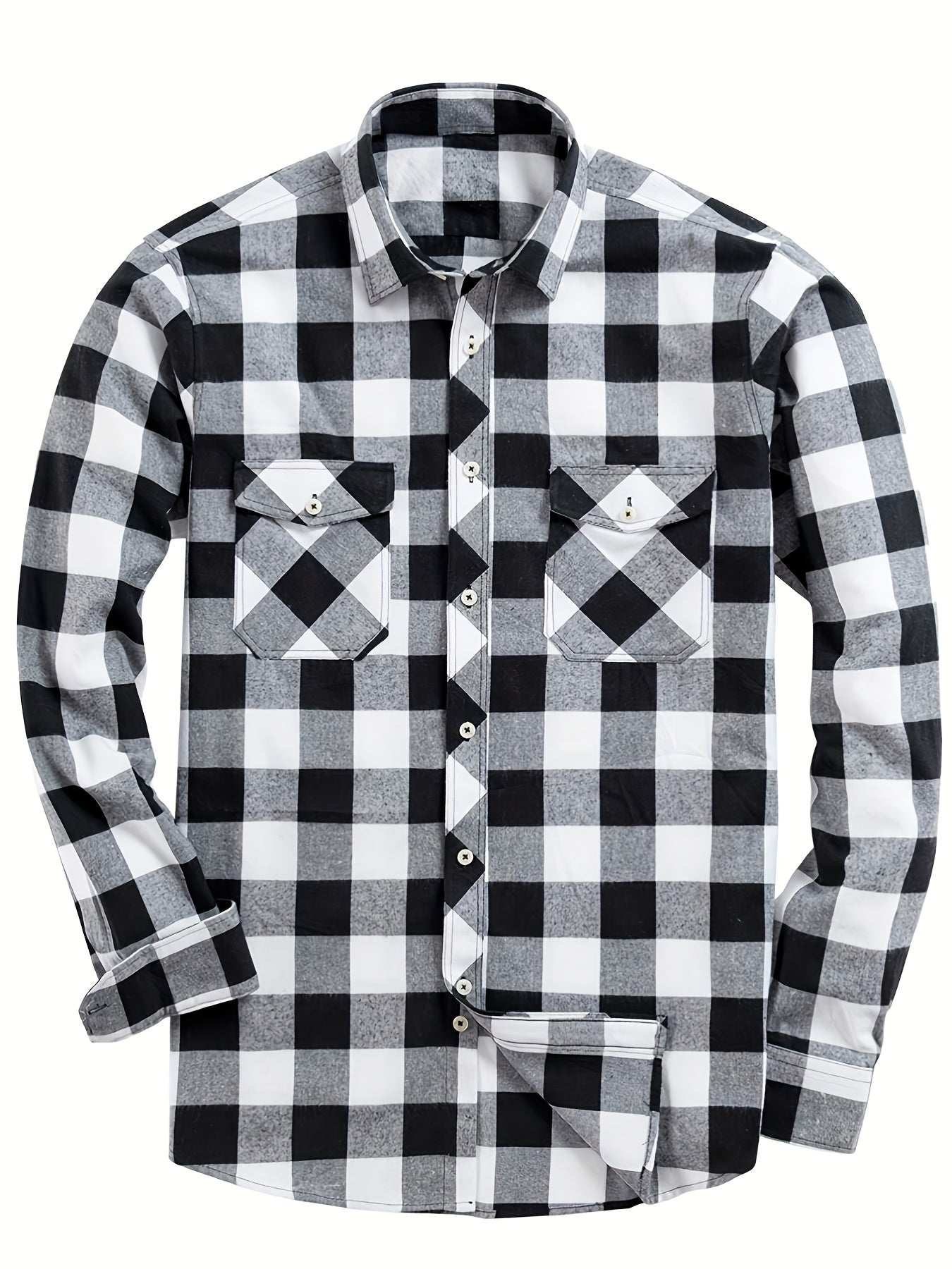 PLAID FLANNEL SHIRT FOR MEN