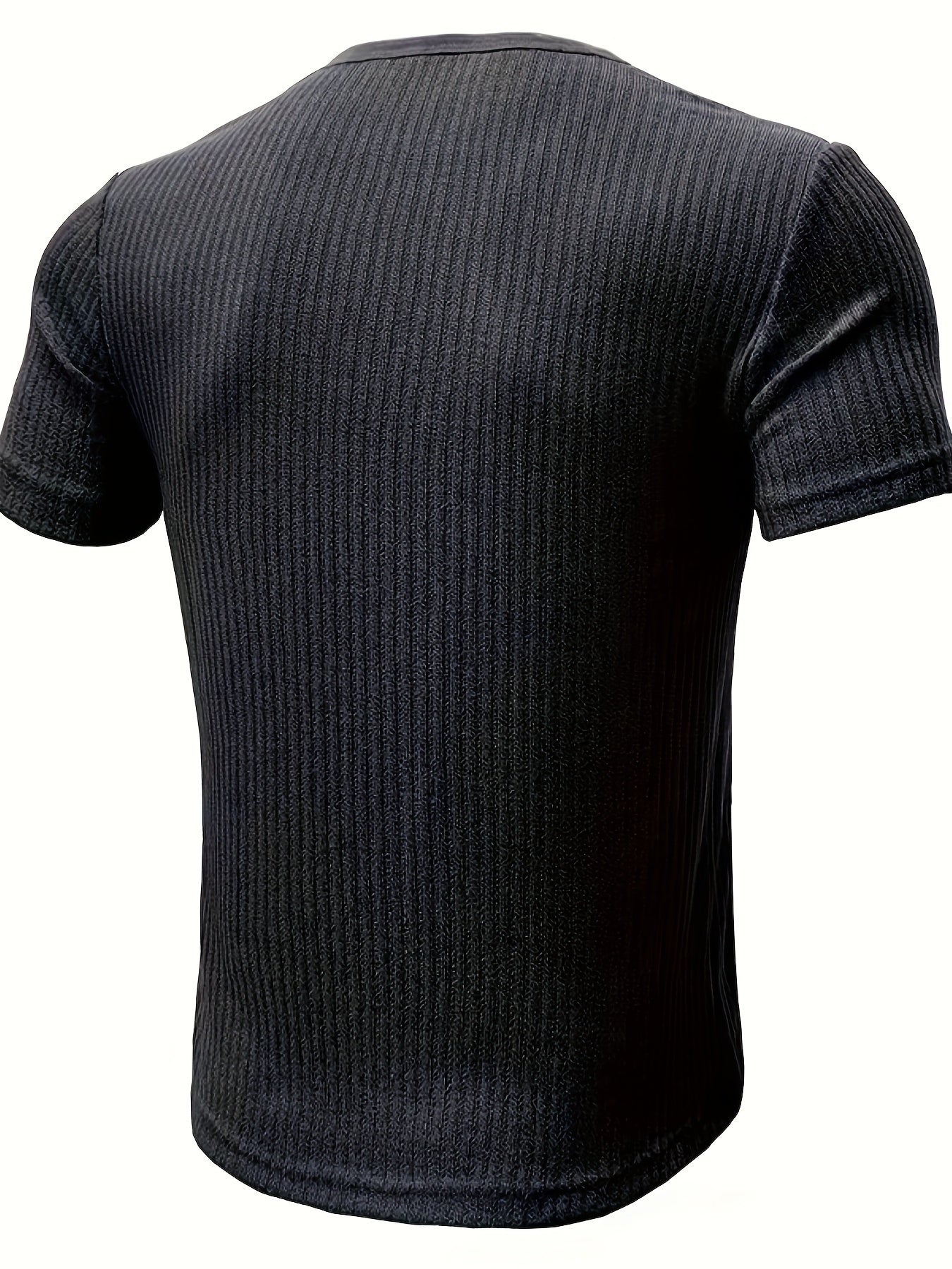 TEXTURED CREW NECK SHIRT FOR MEN