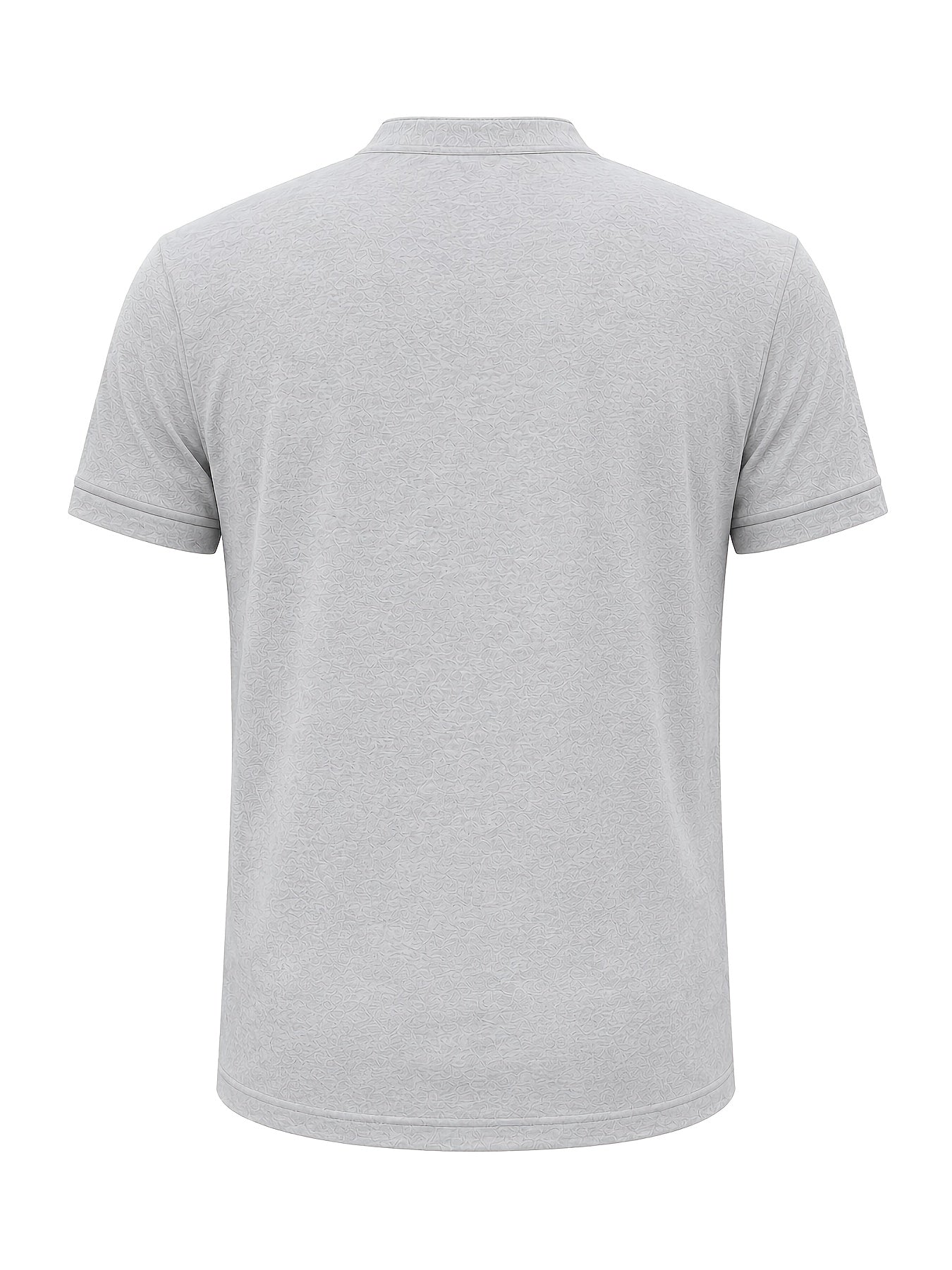 SHORT SLEEVE STAND COLLAR SHIRT FOR MEN