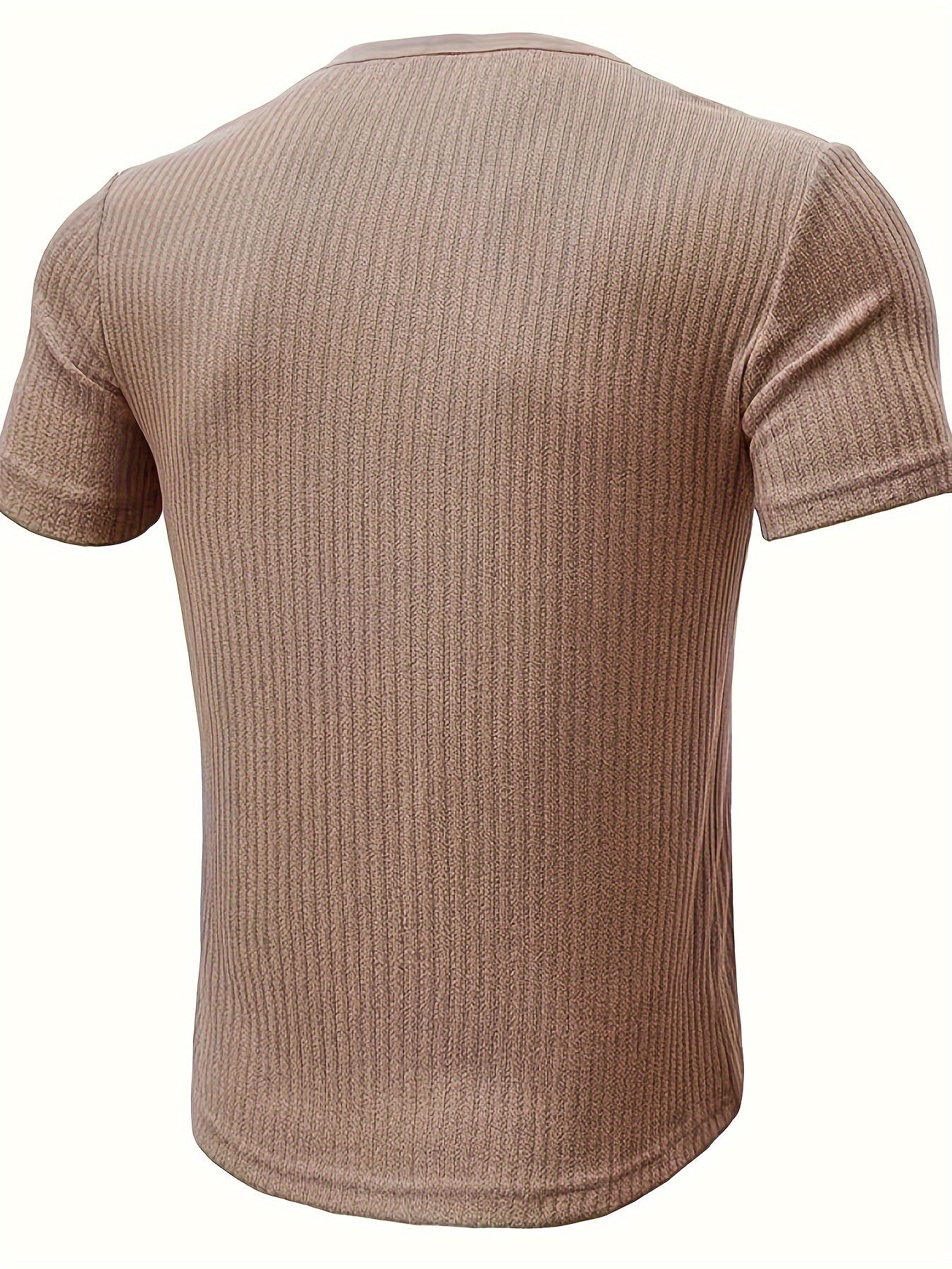 TEXTURED CREW NECK SHIRT FOR MEN