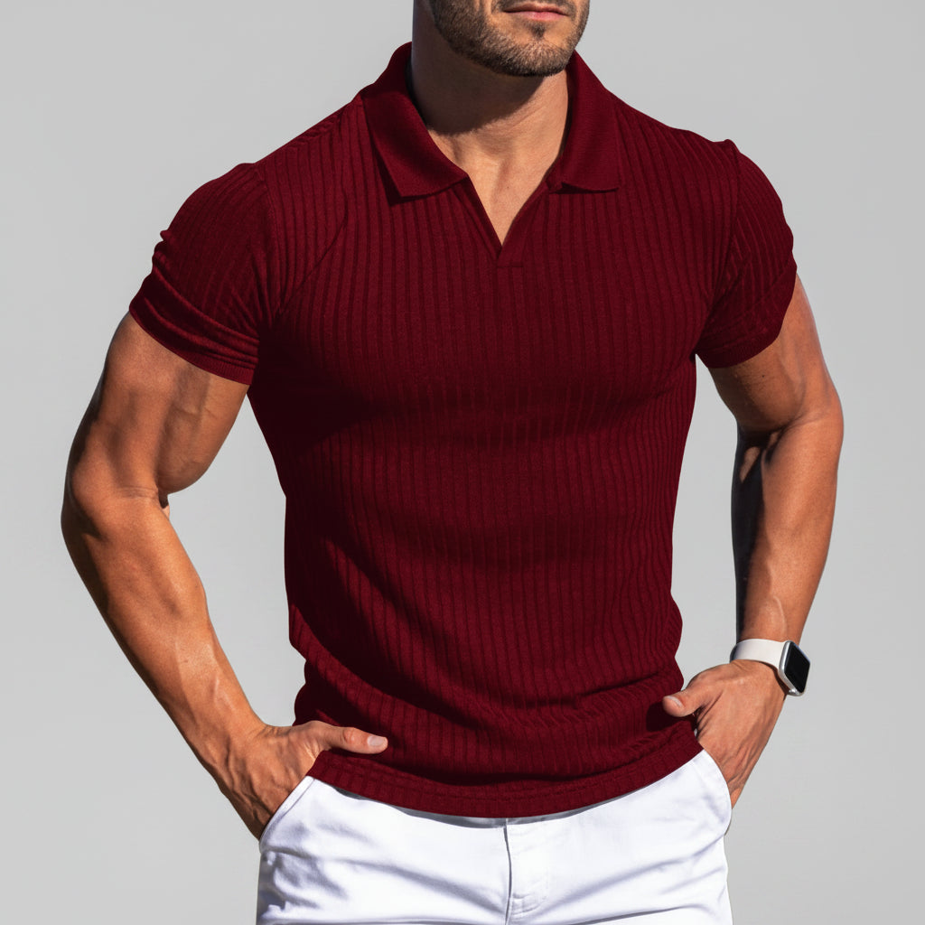 STRUCTURED POLO SHIRT FOR MEN