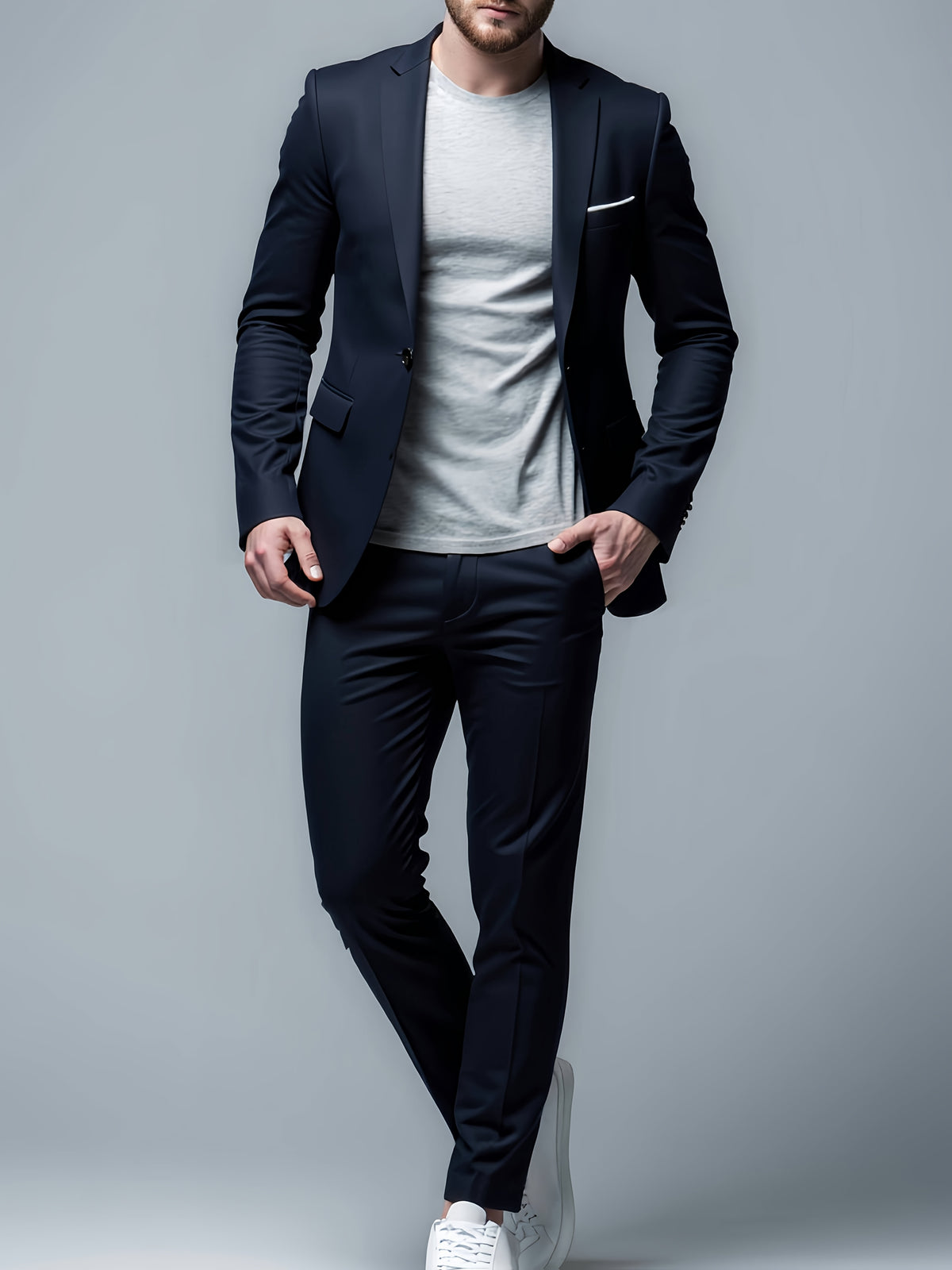SKINNY SUIT SET FOR MEN