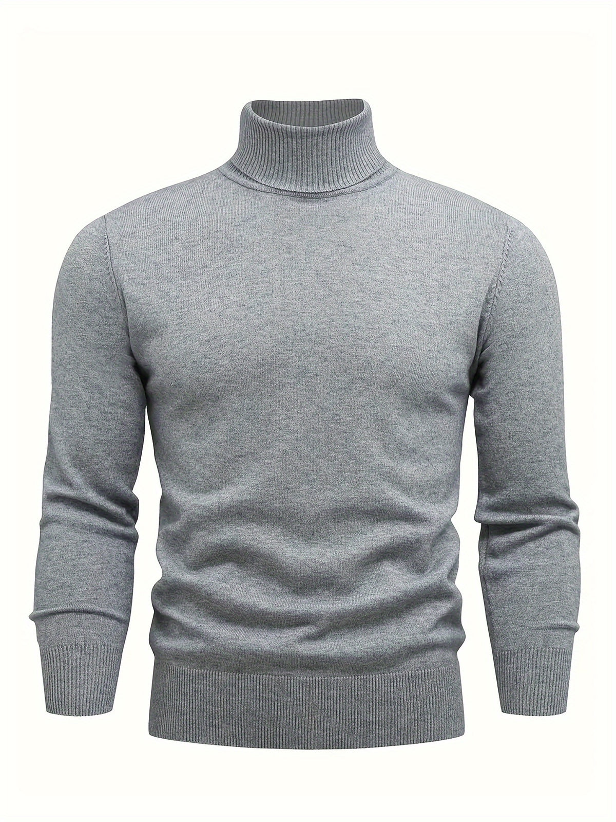 HIGH NECK KNIT SWEATER FOR MEN