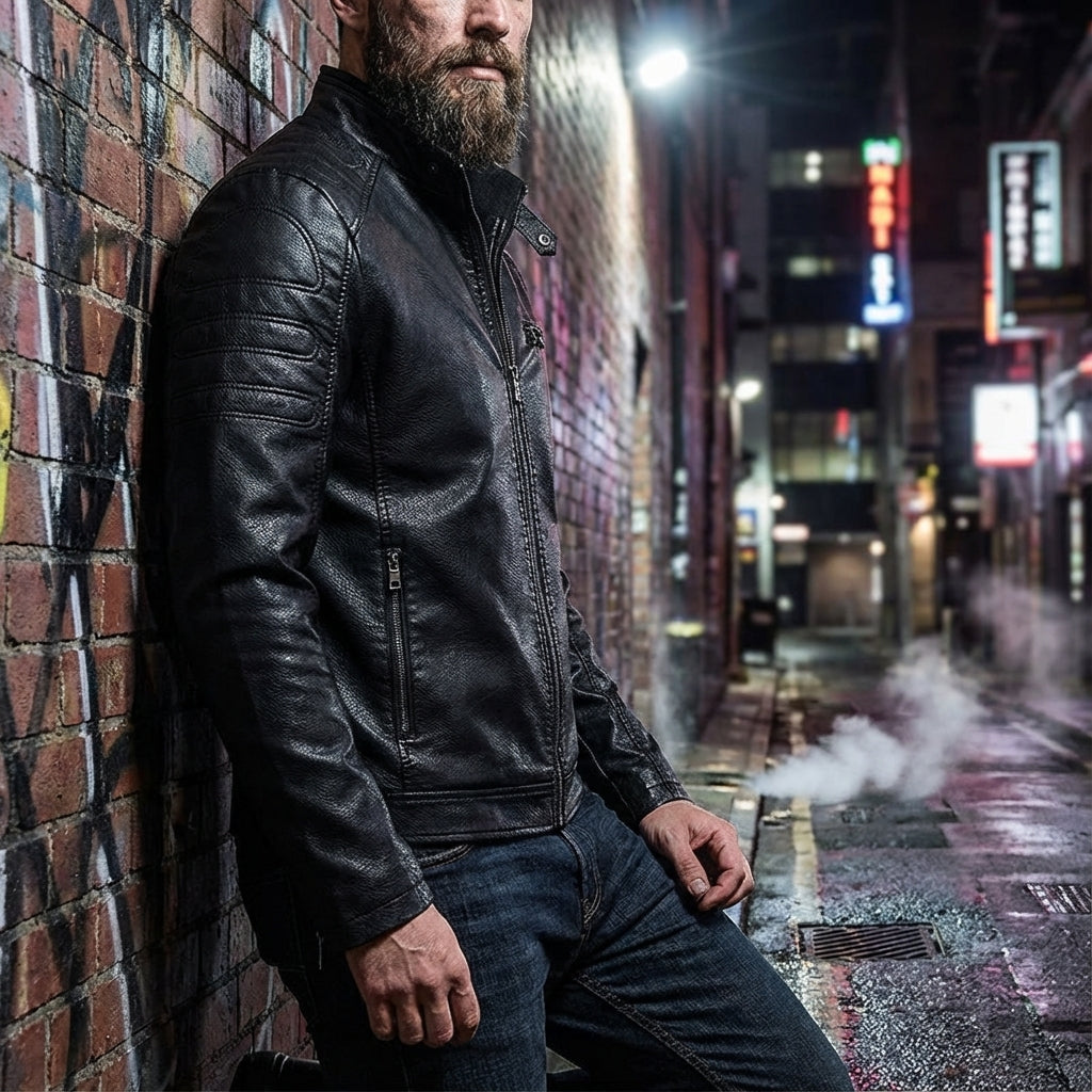 WENTWORTH LONDON | MOTO STYLE JACKET FOR MEN