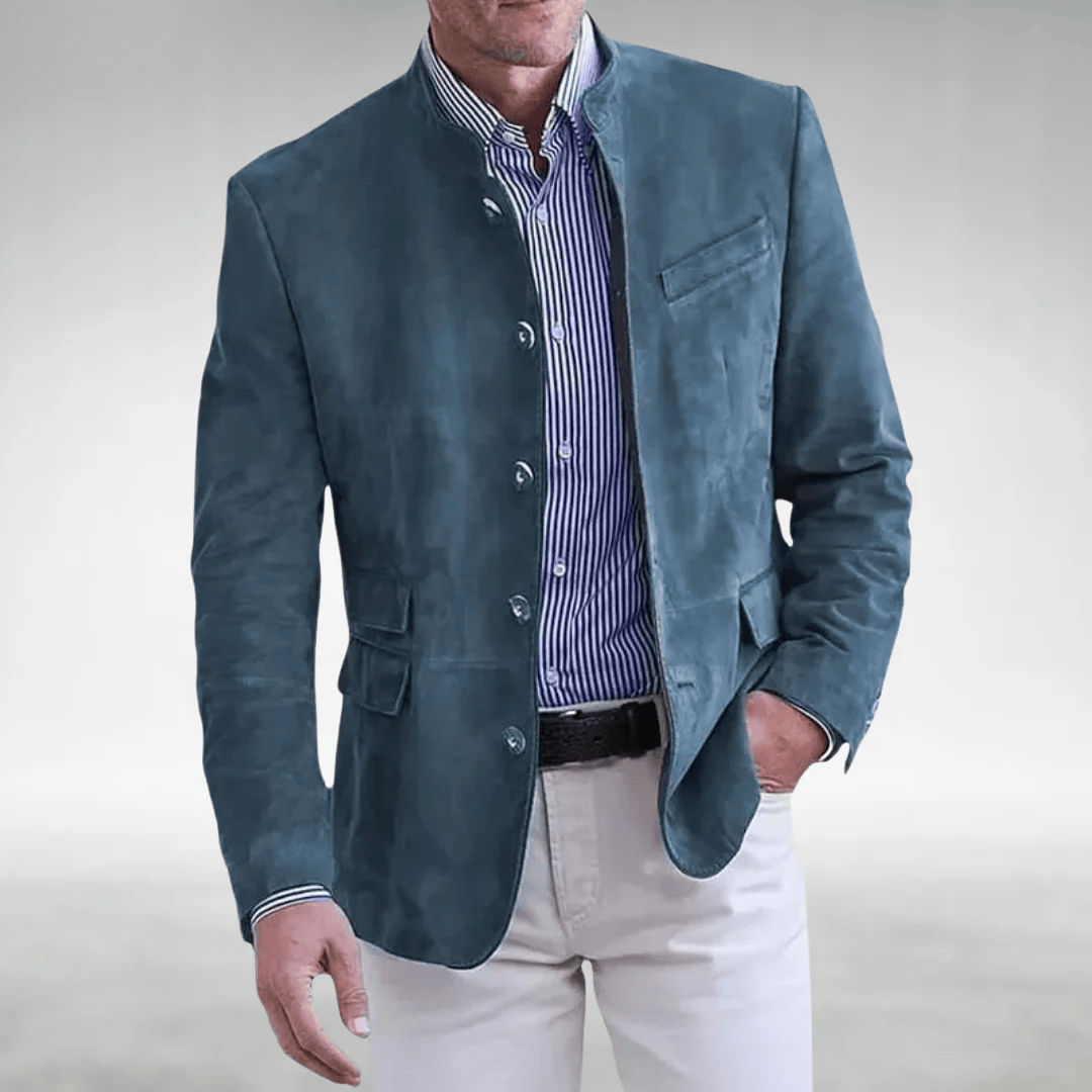 BRUSHED SUEDE JACKET FOR MEN
