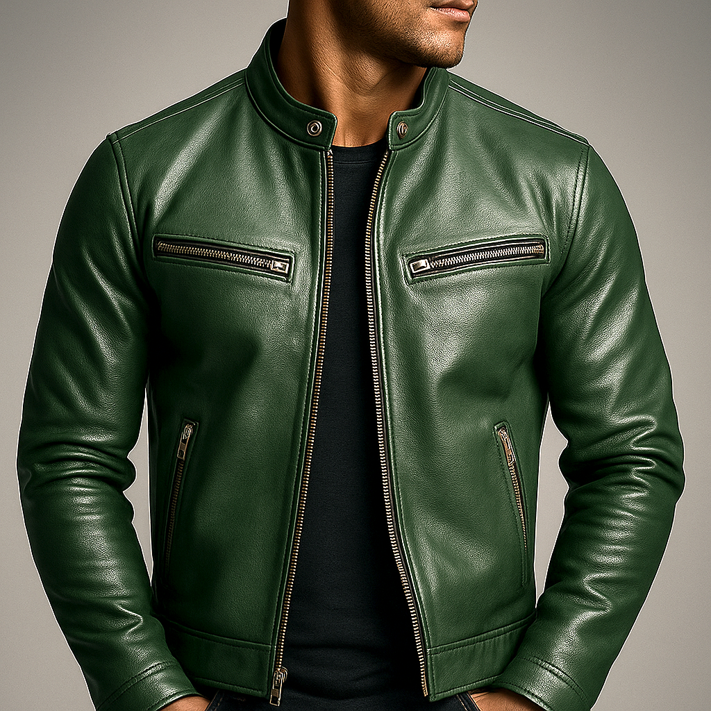WENTWORTH LONDON | CLASSIC BIKER JACKET FOR MEN