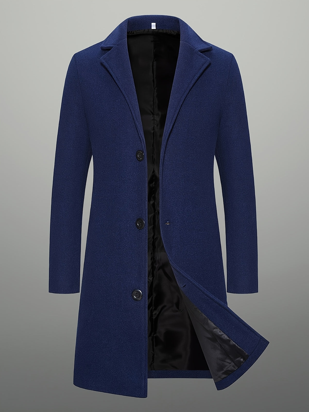 MID-LENGTH TWEED COAT FOR MEN
