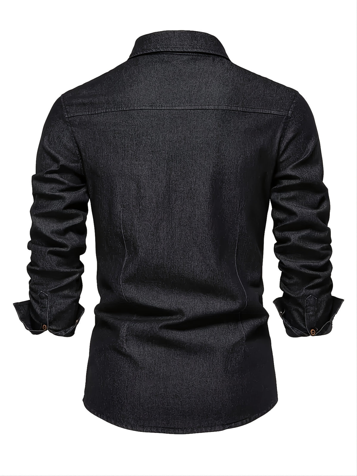 COTTON BLEND DENIM SHIRT FOR MEN