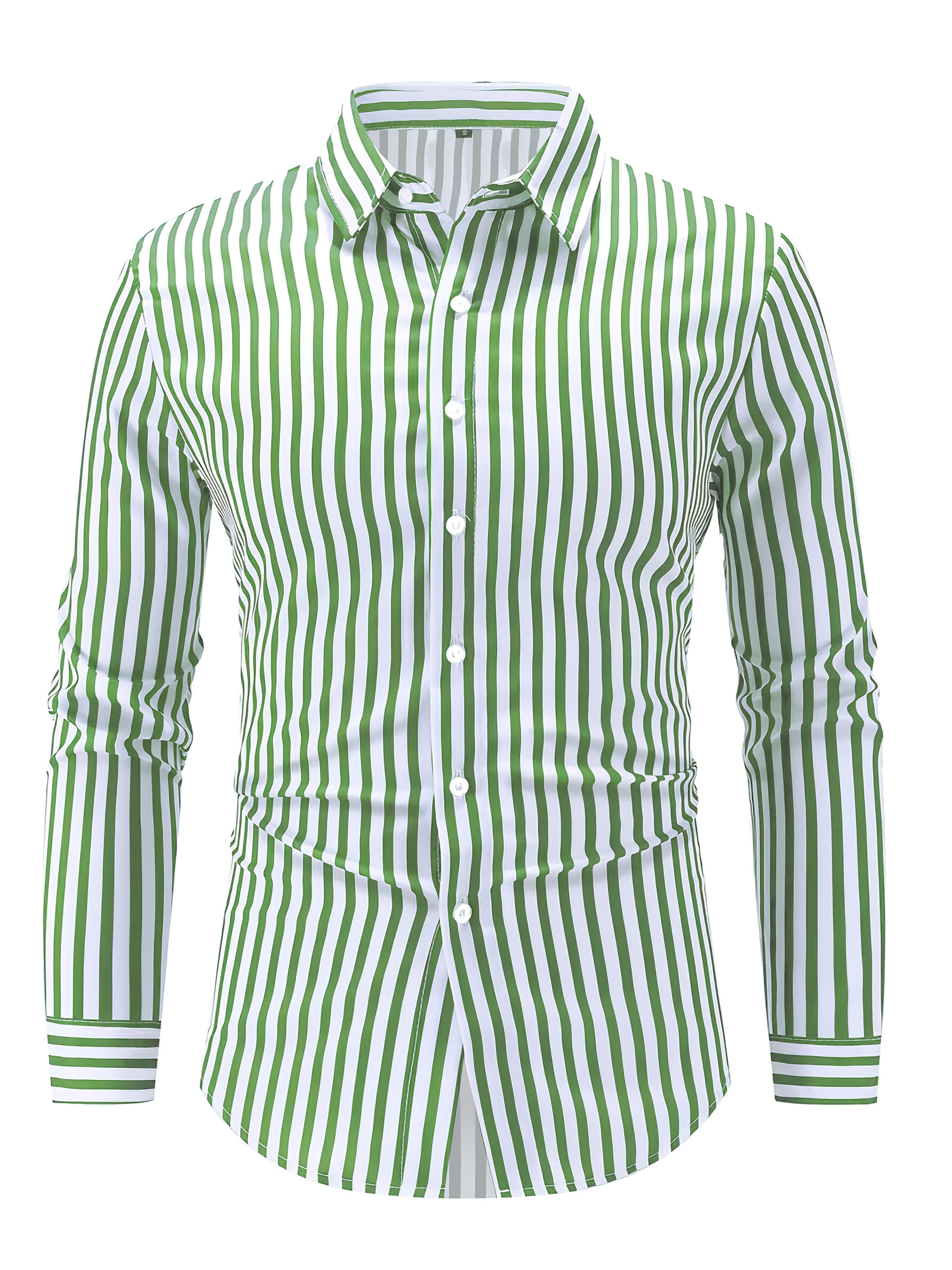 STRIPED LONG SLEEVE SHIRT FOR MEN