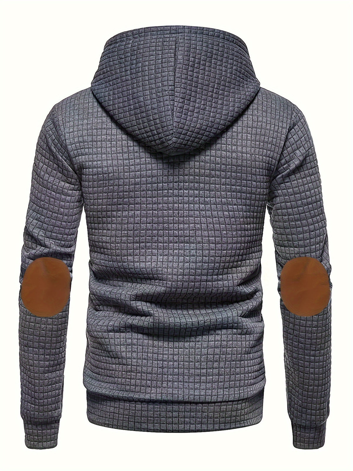 CHECKERED HOODED SWEATSHIRT FOR MEN