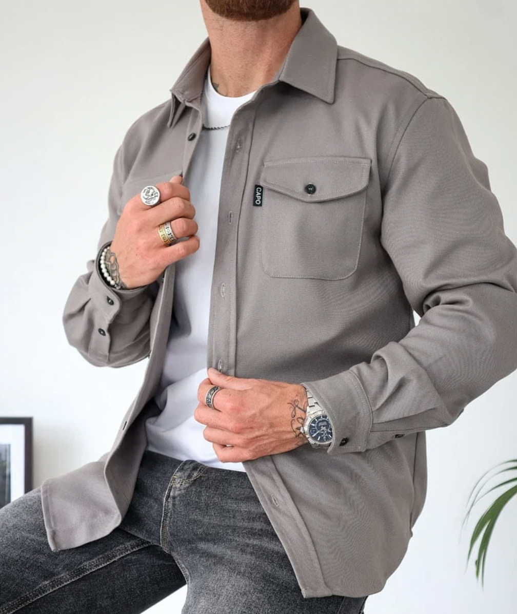 MODERN SHIRT JACKET FOR MEN
