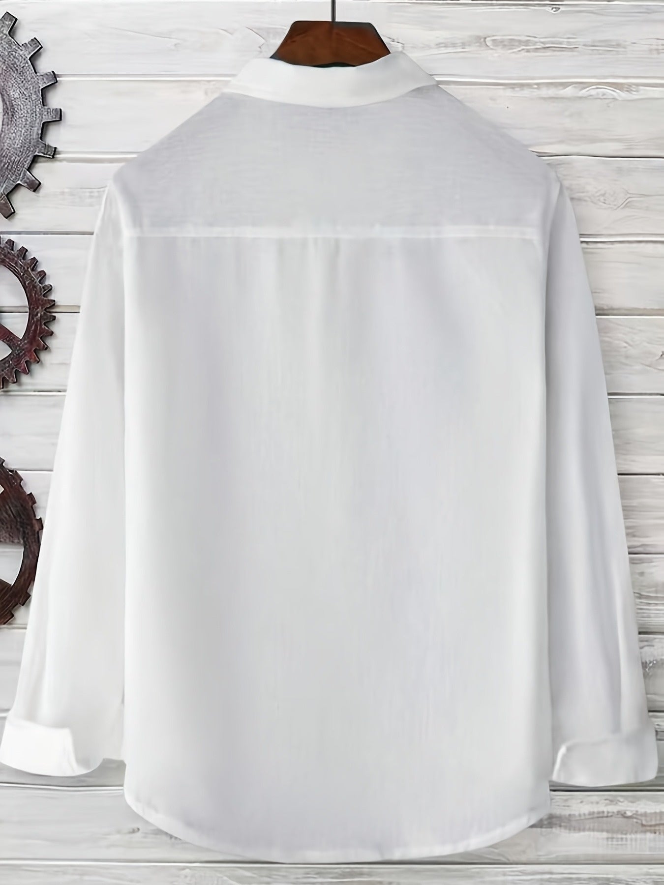 BUTTON LAPEL SHIRT FOR MEN