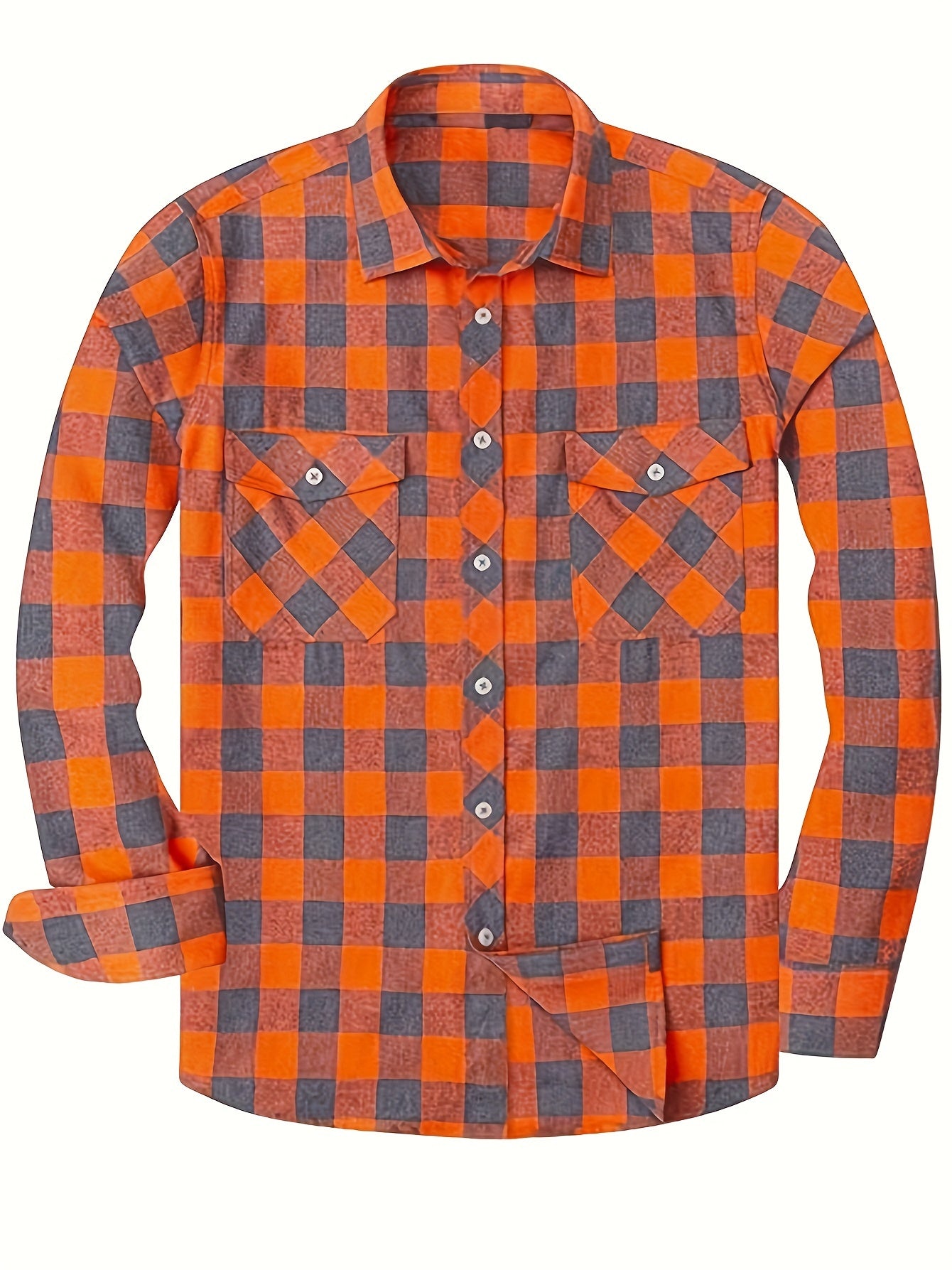 PLAID FLANNEL SHIRT FOR MEN