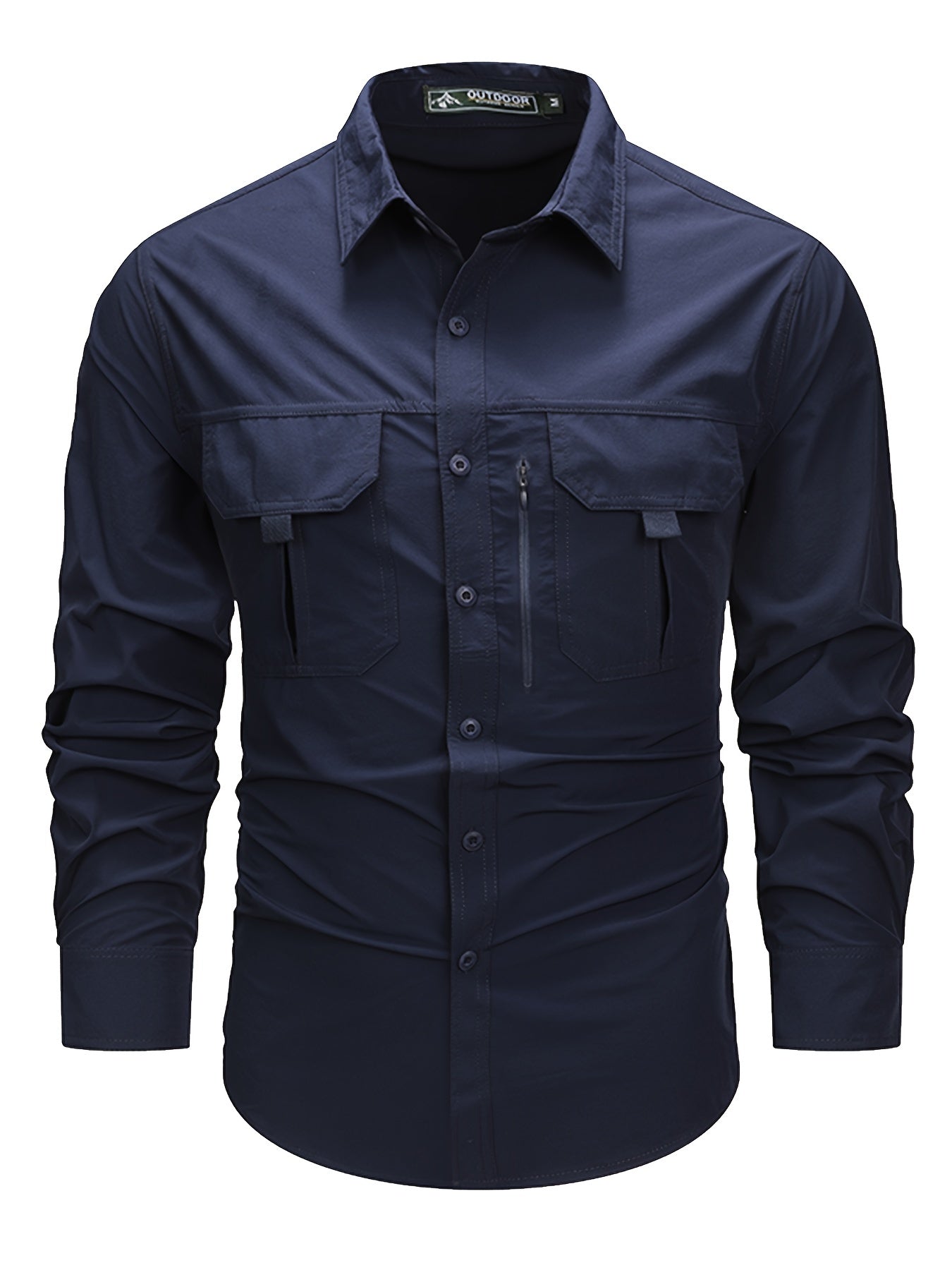 LONG SLEEVE CARGO SHIRT FOR MEN