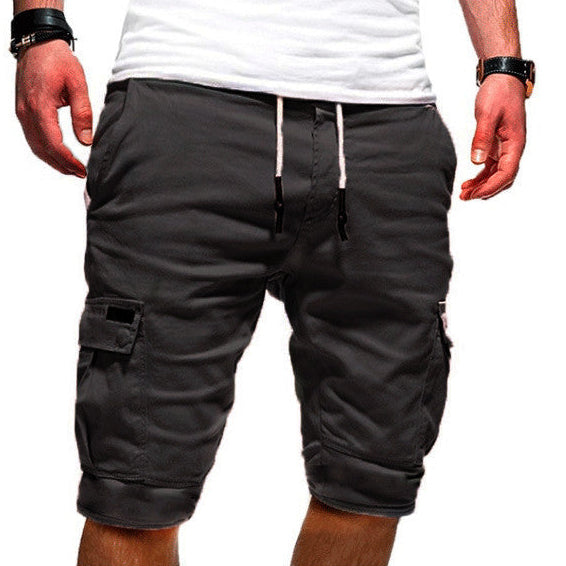 MULTI-POCKET CARGO SHORTS FOR MEN