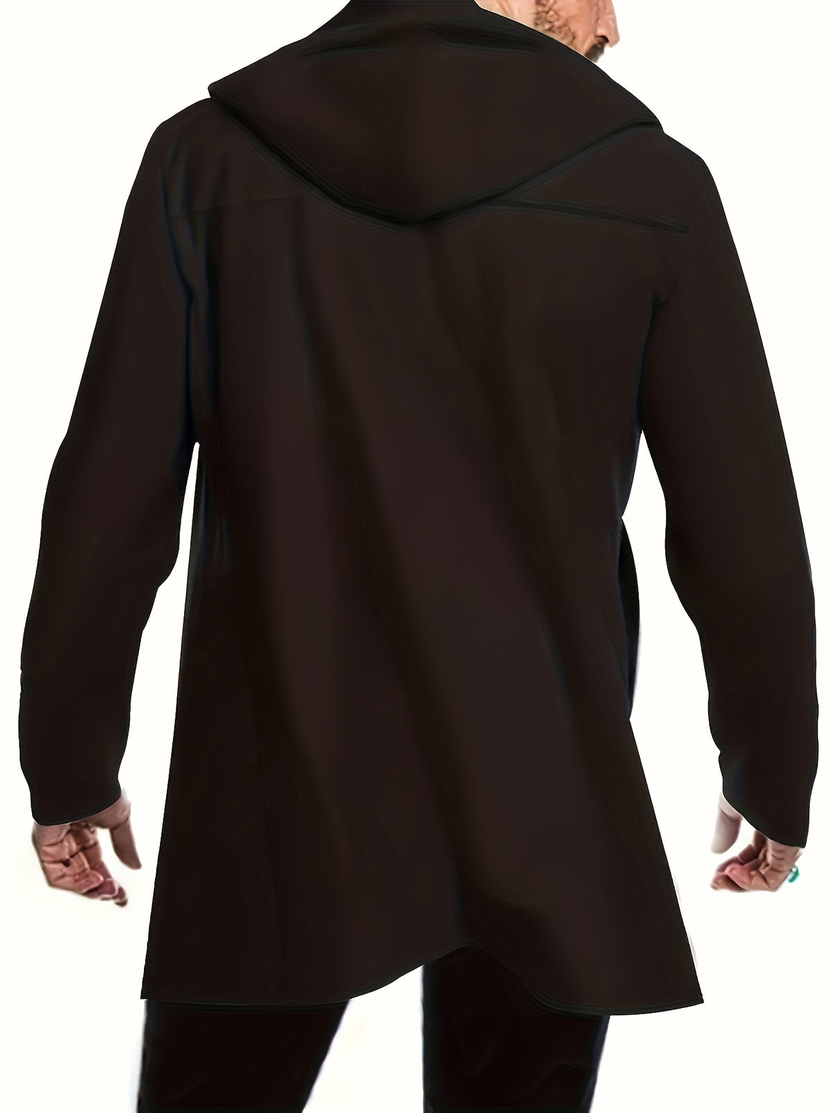 TWEED HOODED COAT FOR MEN