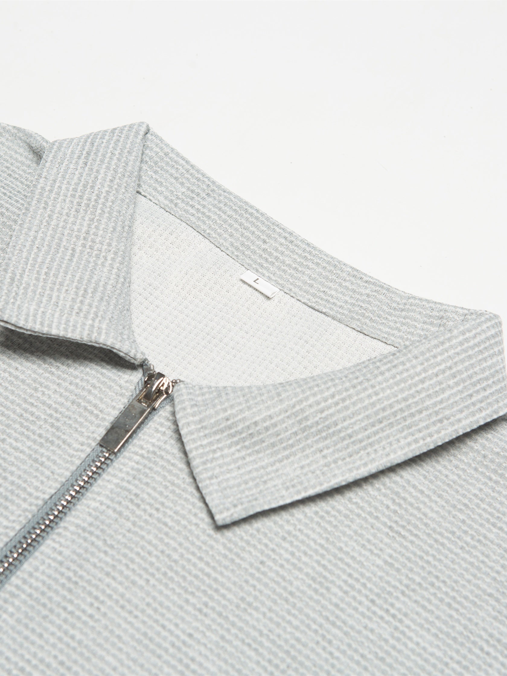 ZIPPER SHORT SLEEVE SHIRT FOR MEN