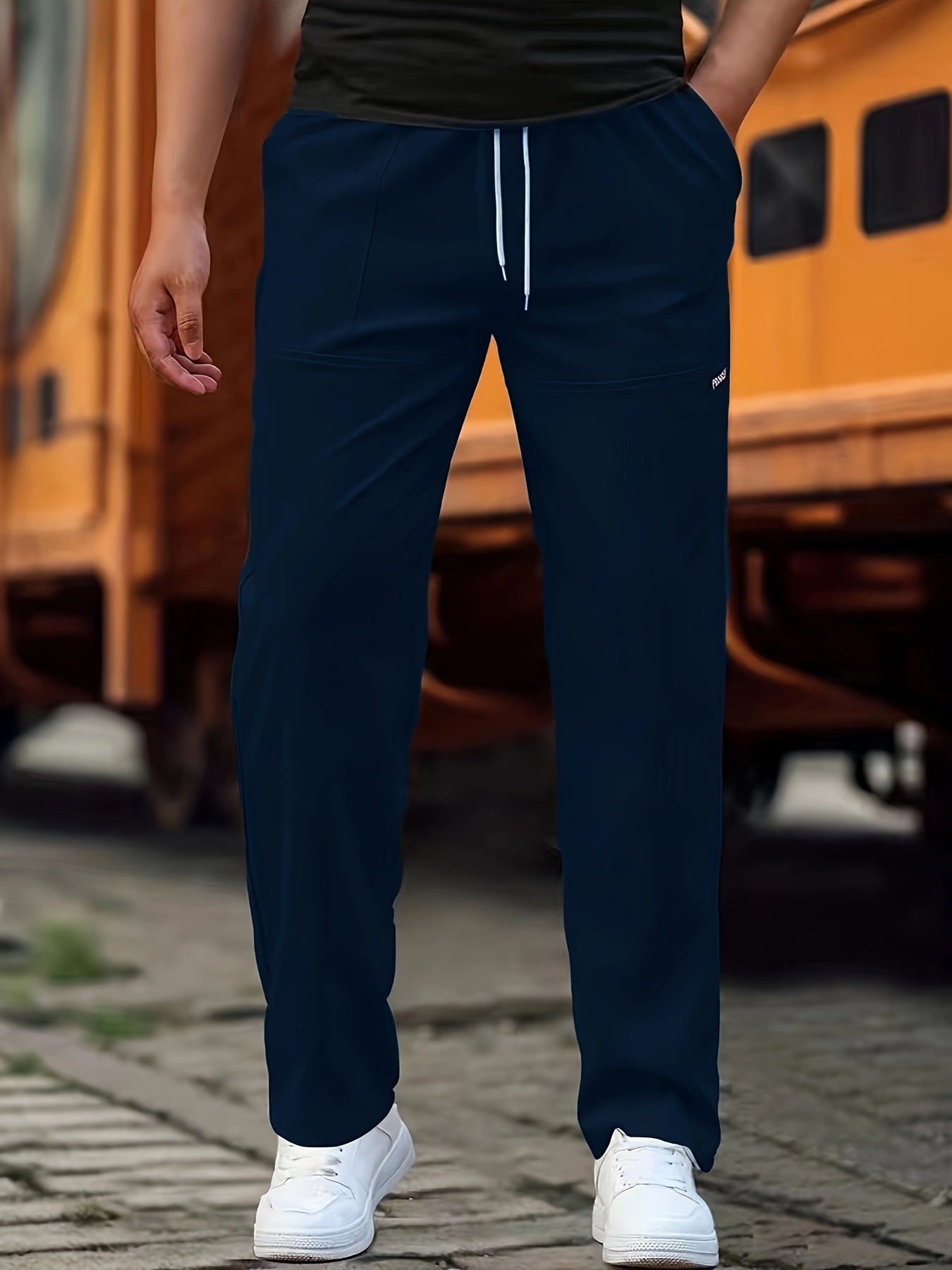 STRAIGHT CUT TROUSERS FOR MEN