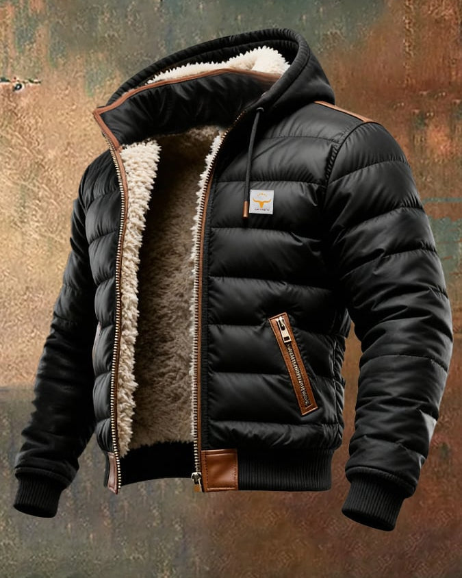 WENTWORTH LONDON | ELEGANT SHERPA QUILTED JACKET FOR MEN