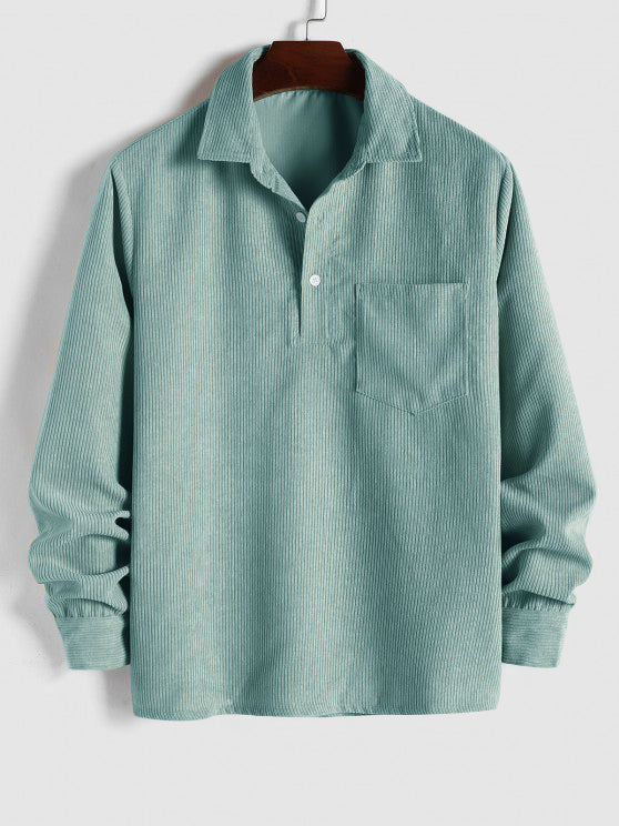 WENTWORTH LONDON | LONG SLEEVE BUTTON-UP SHIRT FOR MEN
