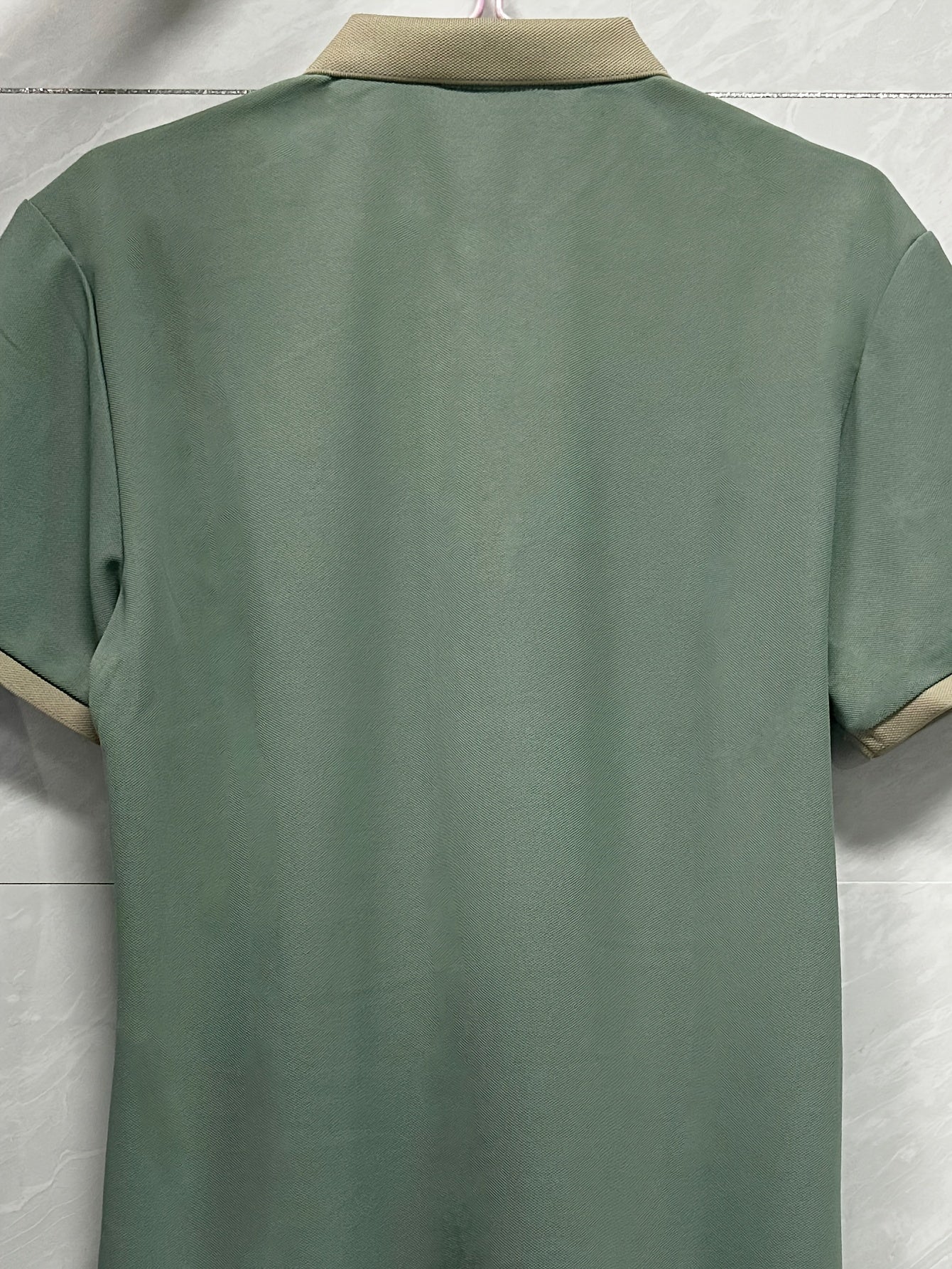 EMBROIDERED LAPEL SHIRT FOR MEN