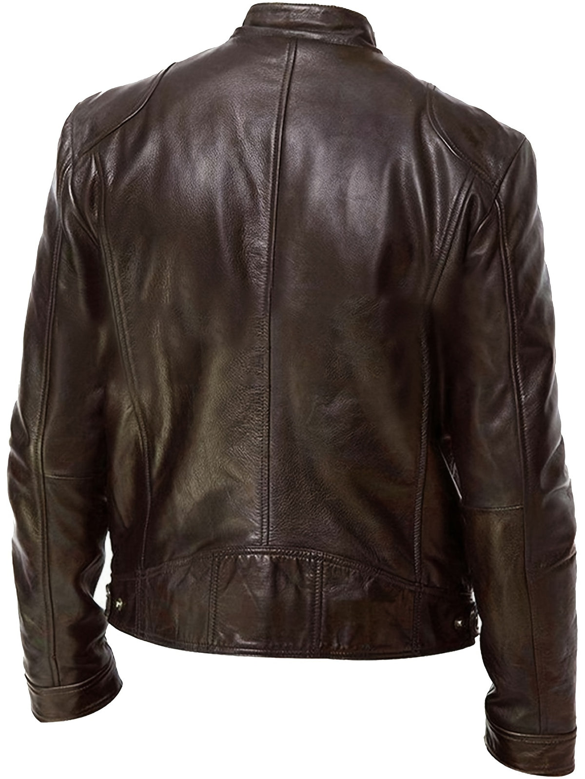 ZIP MOTORCYCLE JACKET FOR MEN