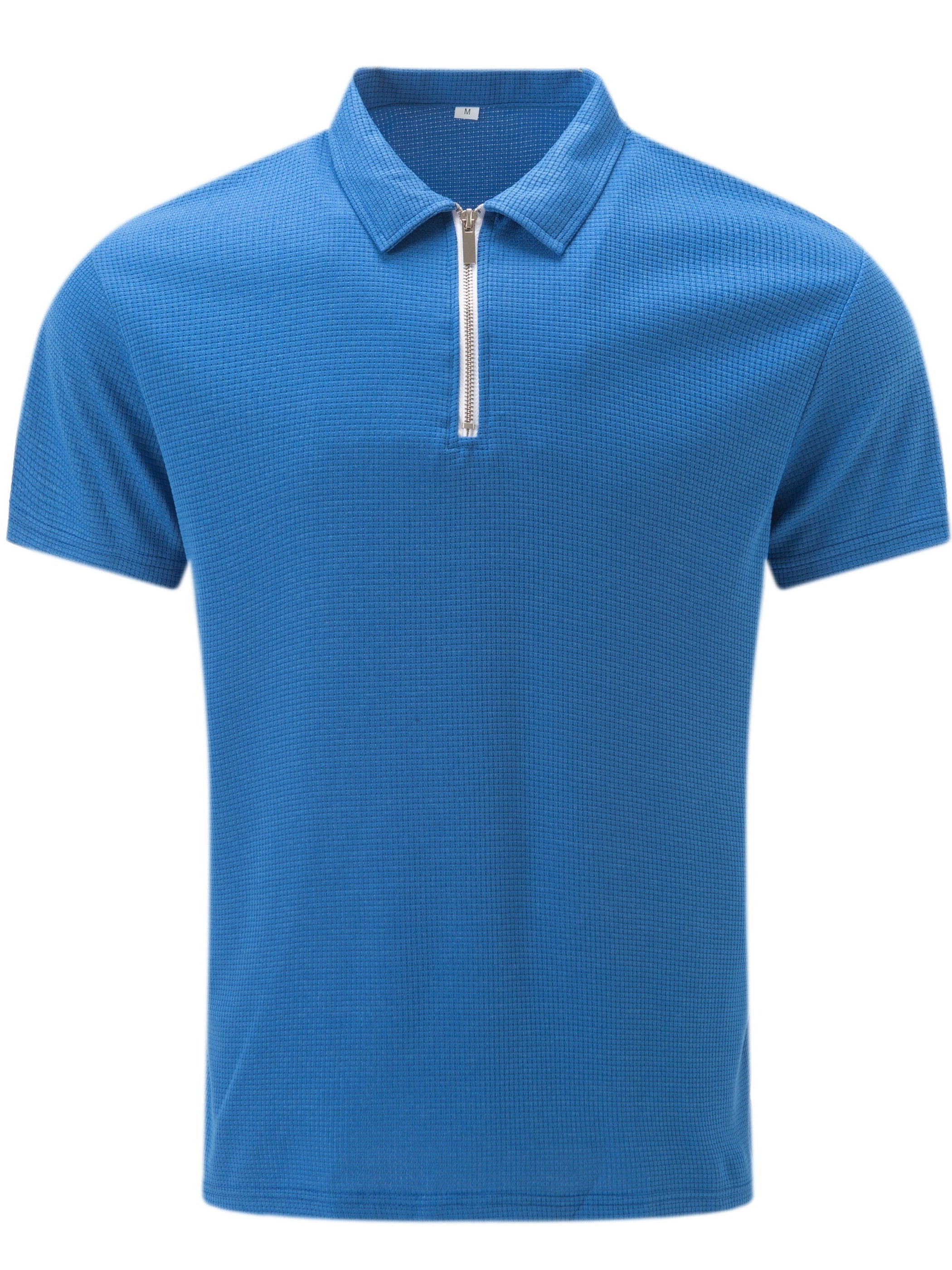 ZIPPER SHORT SLEEVE SHIRT FOR MEN