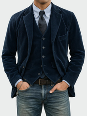 WENTWORTH LONDON | REFINED CORDUROY BLAZER SUIT FOR MEN
