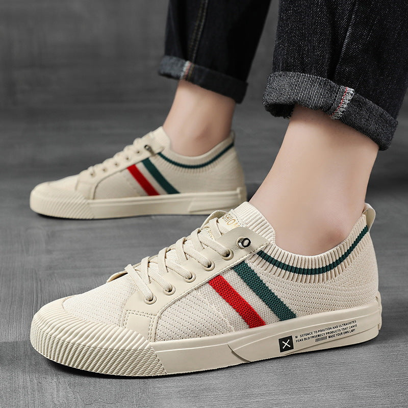 MESH LACE-UP SNEAKERS FOR MEN