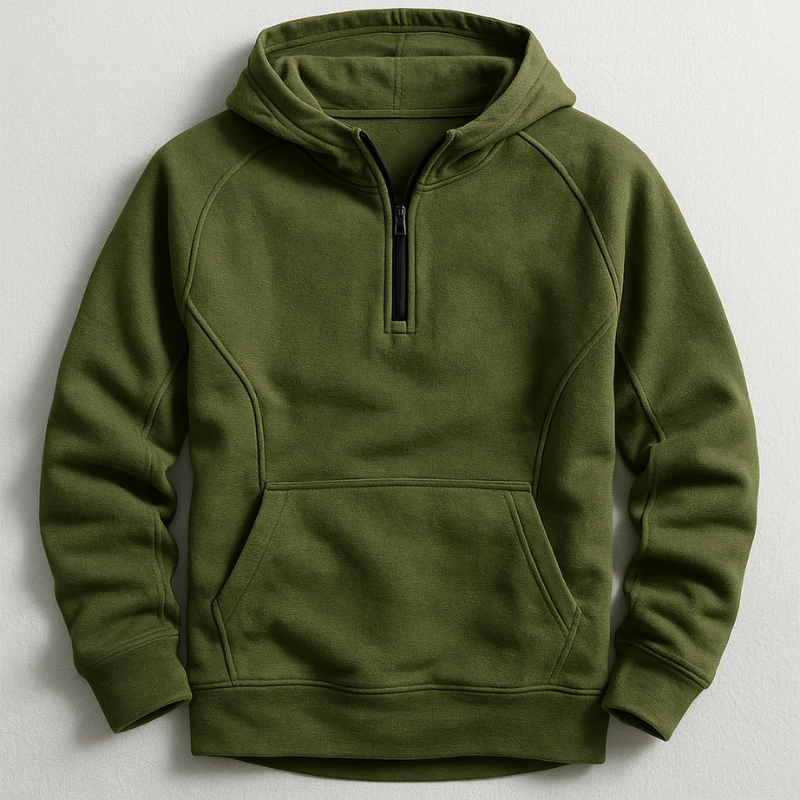MIDWEIGHT COTTON HOODIE FOR MEN