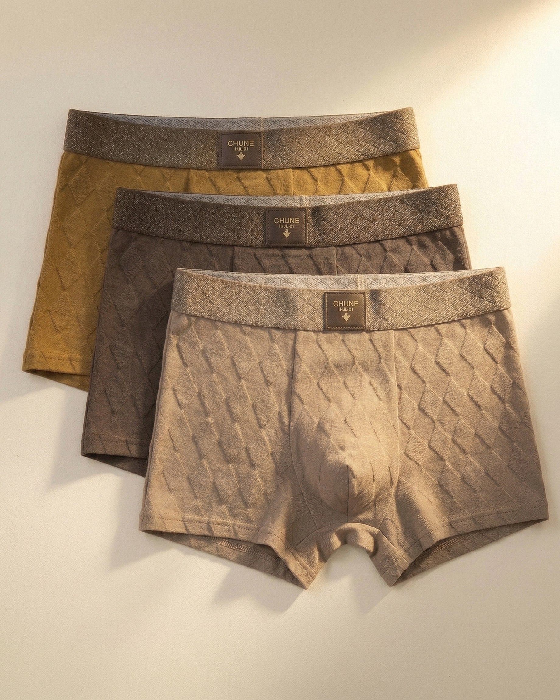 SOFT KNIT BOXER BRIEFS FOR MEN