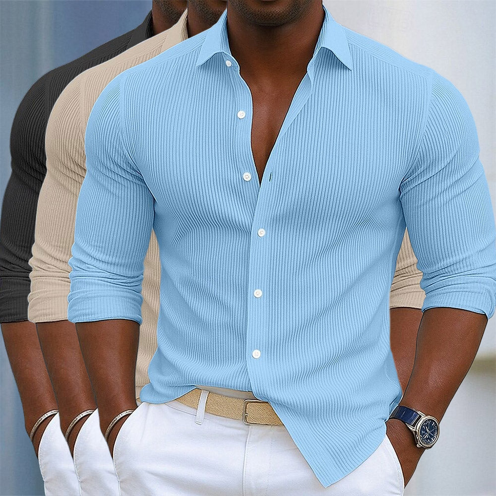 RIBBED SHIRT FOR MEN