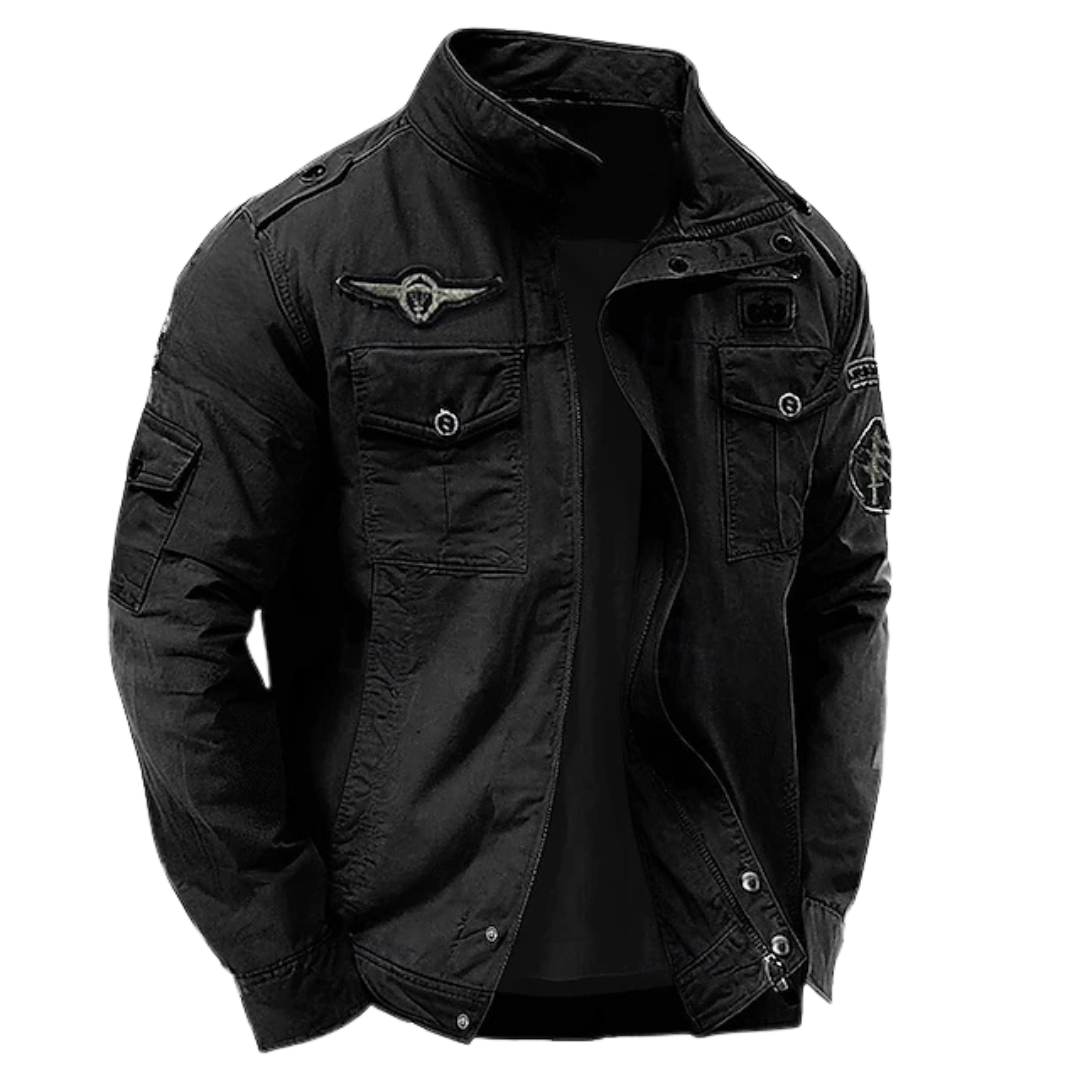 STRUCTURED MILITARY JACKET FOR MEN
