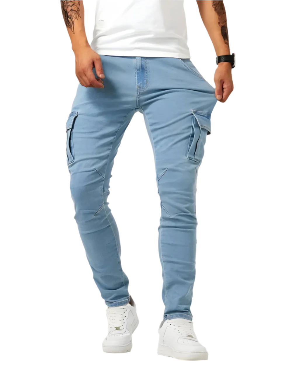 WENTWORTH LONDON | STRETCH CARGO TROUSER FOR MEN
