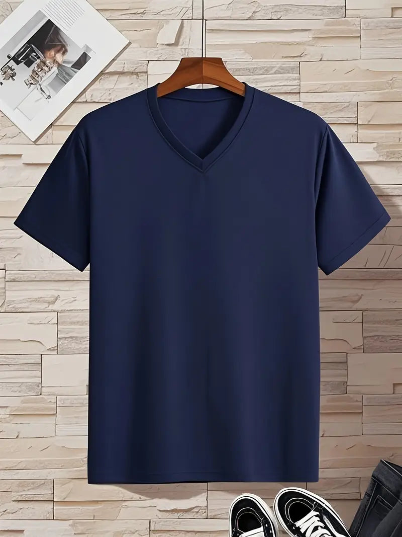 CASUAL V-NECK T-SHIRT FOR MEN