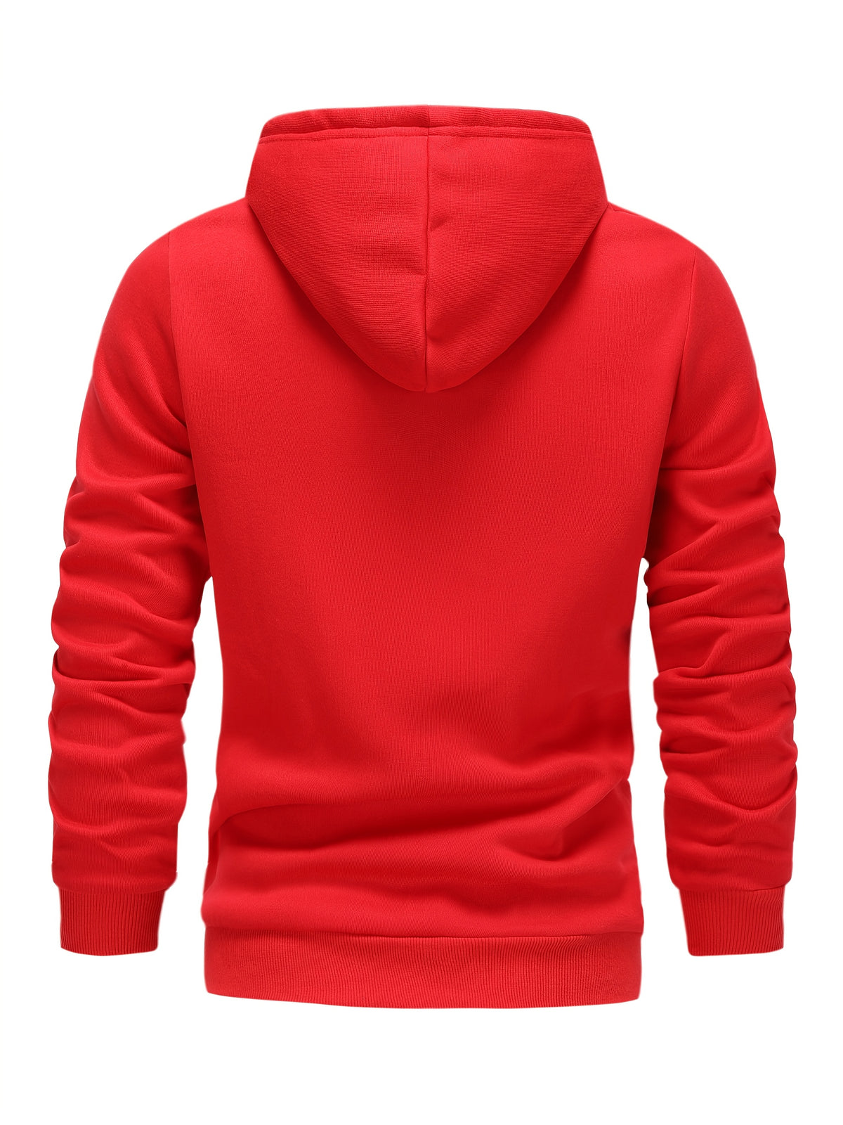 SOLID ZIP UP HOODIE FOR MEN