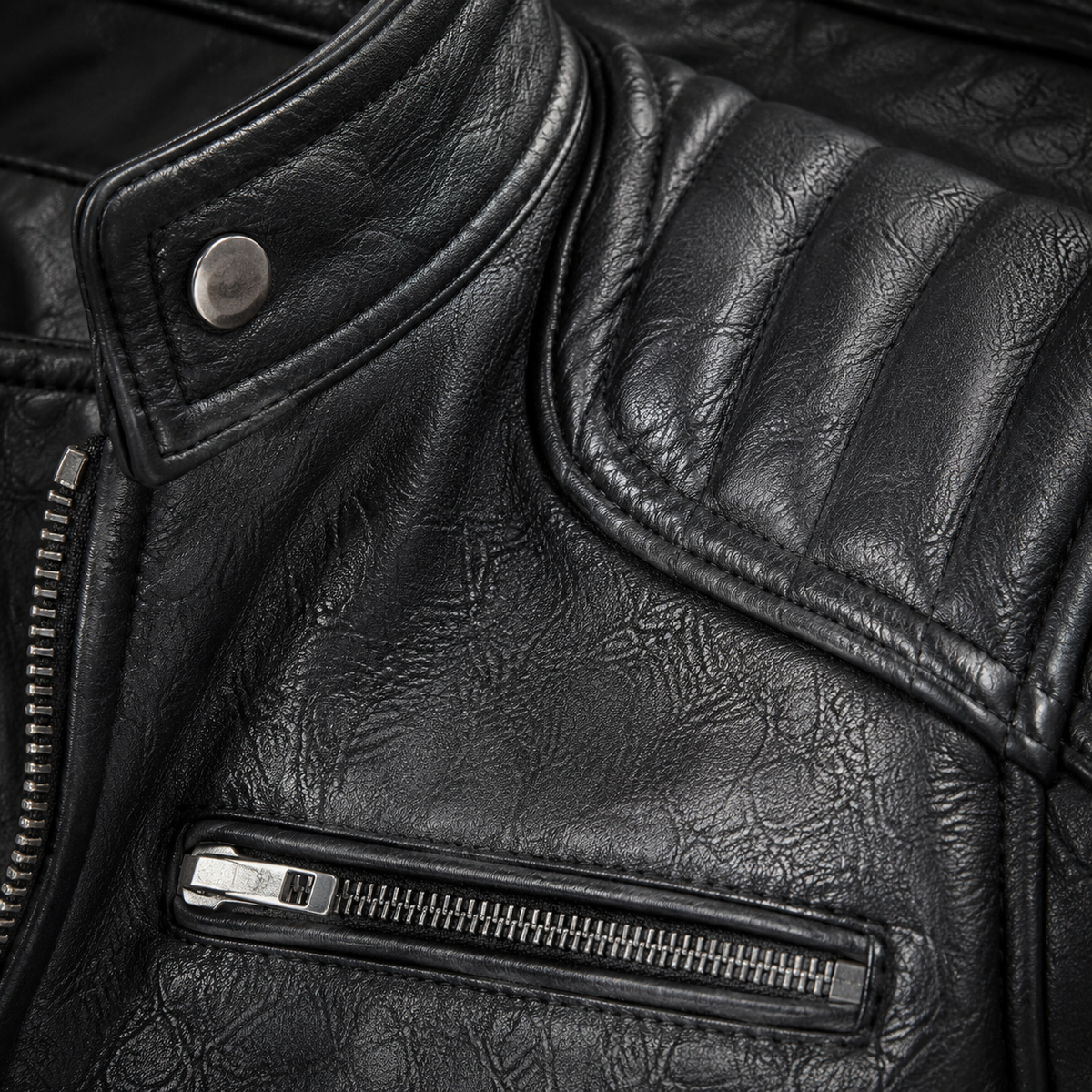 RUGGED MOTO JACKET FOR MEN