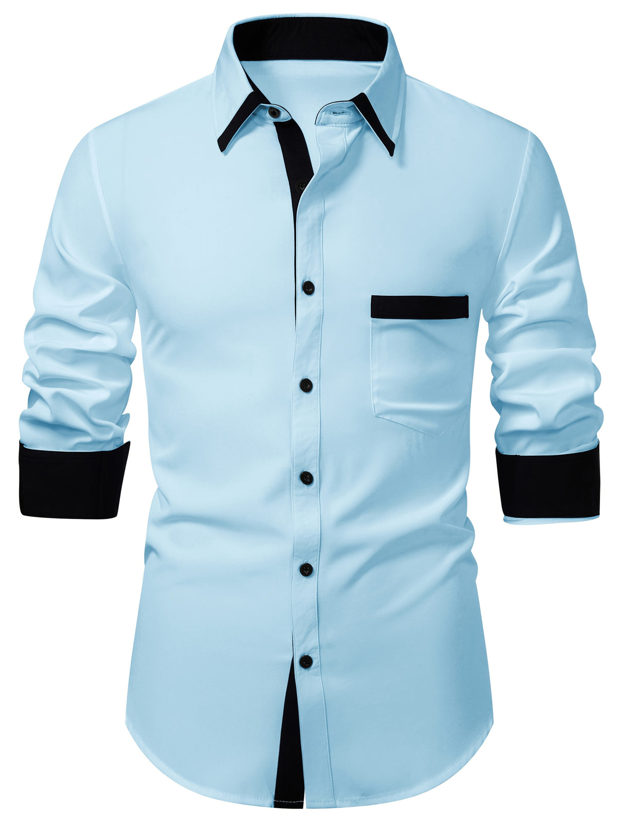 CONTRAST PANEL SHIRT FOR MEN