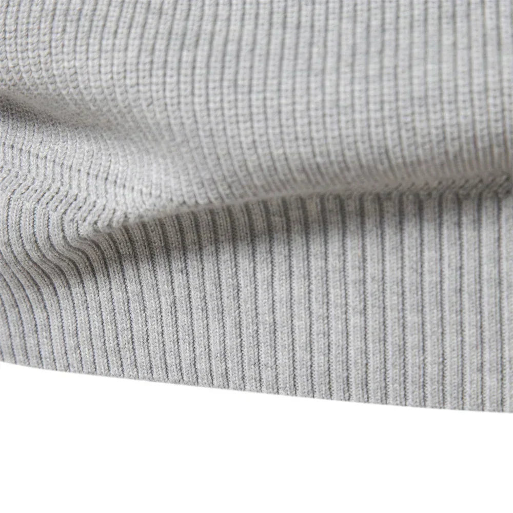 TEXTURED COTTON SWEATER FOR MEN