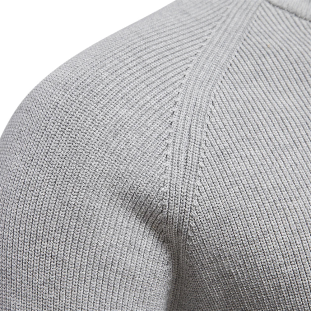 TEXTURED COTTON SWEATER FOR MEN
