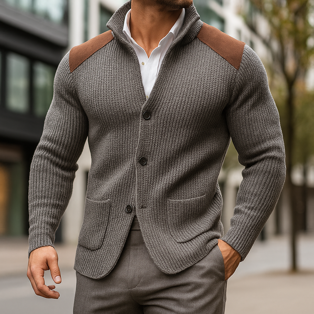 WENTWORTH LONDON | TEXTURED KNIT BLAZER FOR MEN