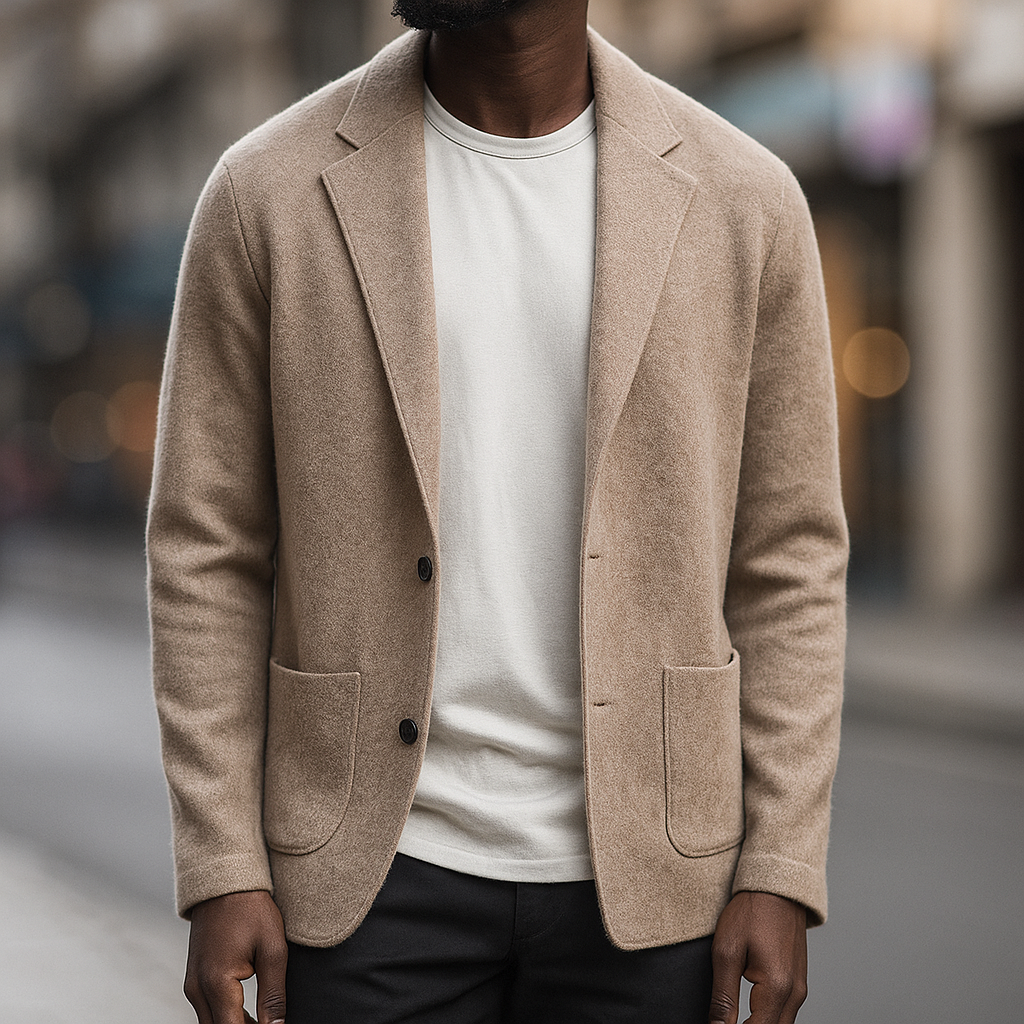WENTWORTH LONDON | REFINED KNITTED CARDIGAN FOR MEN