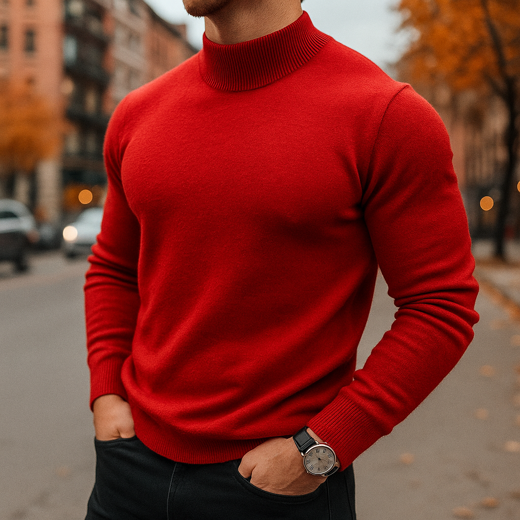 WENTWORTH LONDON | HALF-COLLAR PULLOVER FOR MEN