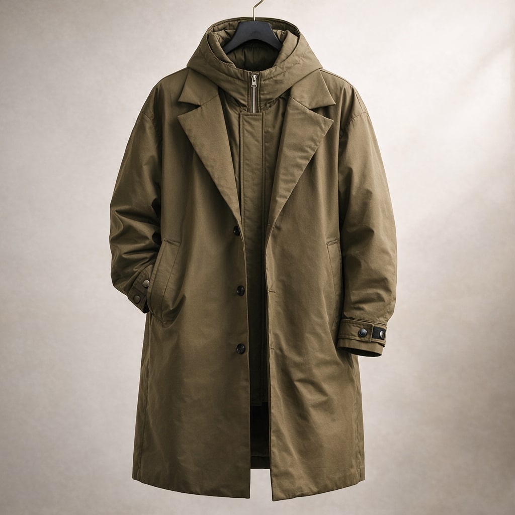 WENTWORTH LONDON | LONG OVERCOAT FOR MEN