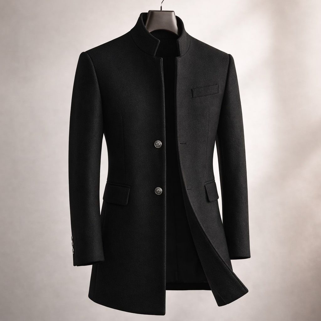 WENTWORTH LONDON | HIGH COLLAR COAT FOR MEN