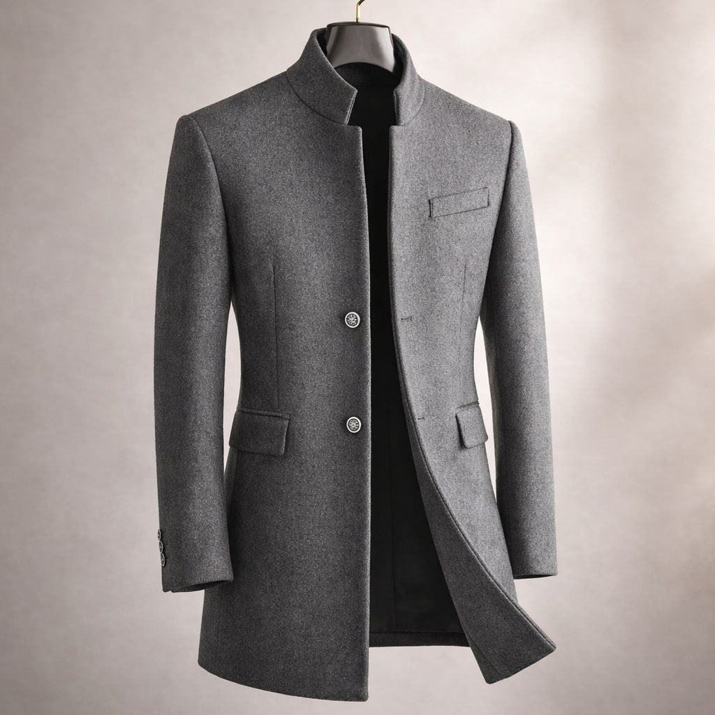 WENTWORTH LONDON | HIGH COLLAR COAT FOR MEN