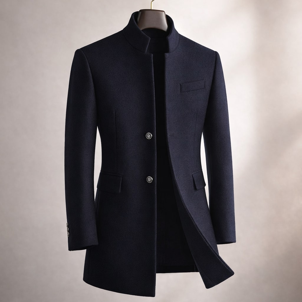 WENTWORTH LONDON | HIGH COLLAR COAT FOR MEN