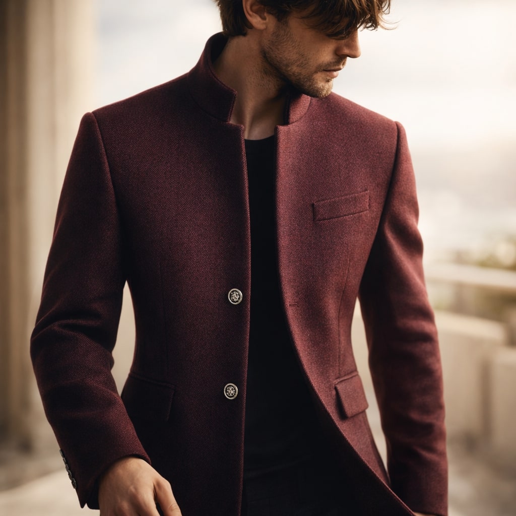 WENTWORTH LONDON | HIGH COLLAR COAT FOR MEN